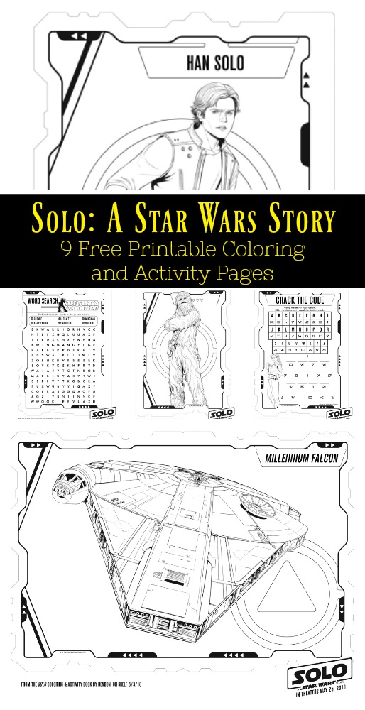 Solo: A Star Wars Story 9 Free Printable Coloring and Activity Pages