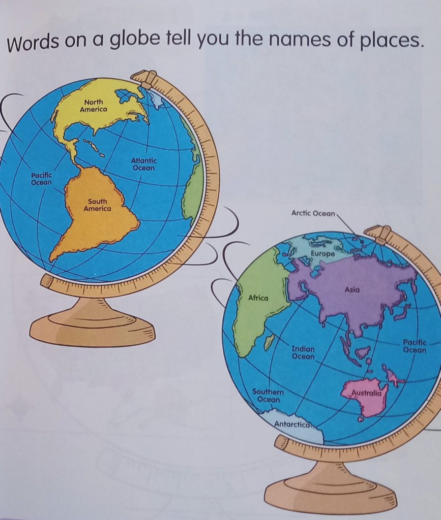 Kindergarten Geography Evan-Moor Skill Sharpeners Review Globe