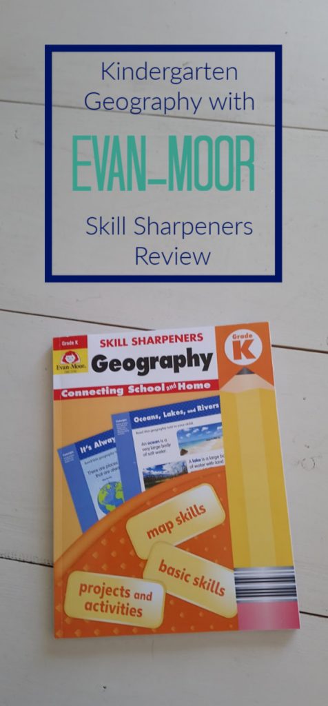 Kindergarten Geography Evan-Moor Skill Sharpeners Review Pin
